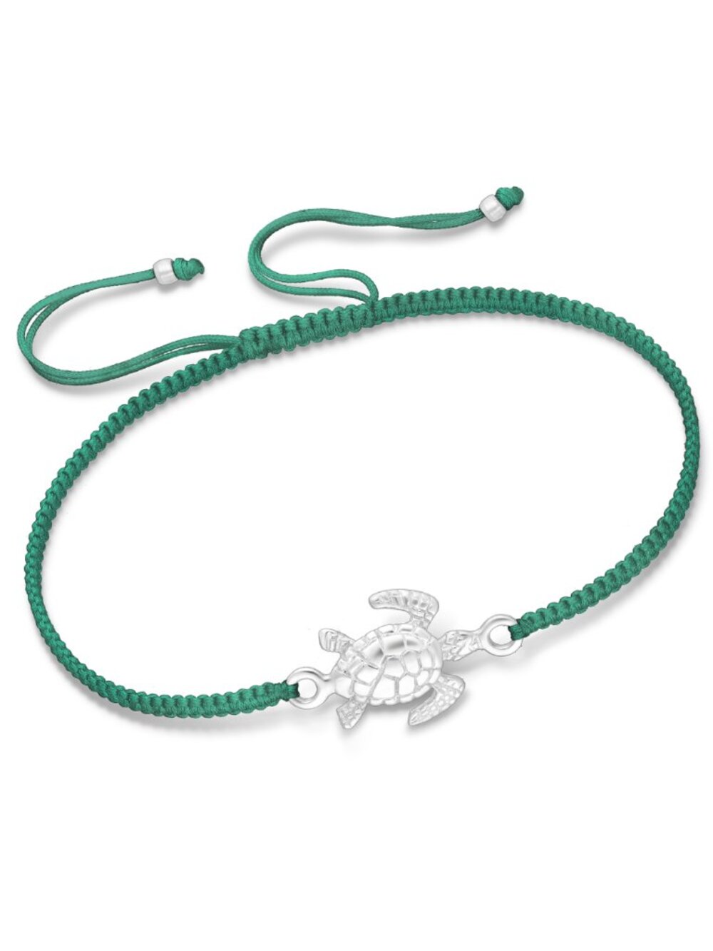 925 Sterling Silver Turtle Adjustable Thread Bracelet